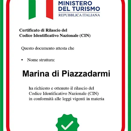 Dom wakacyjny Marina Di Piazzadarmi *